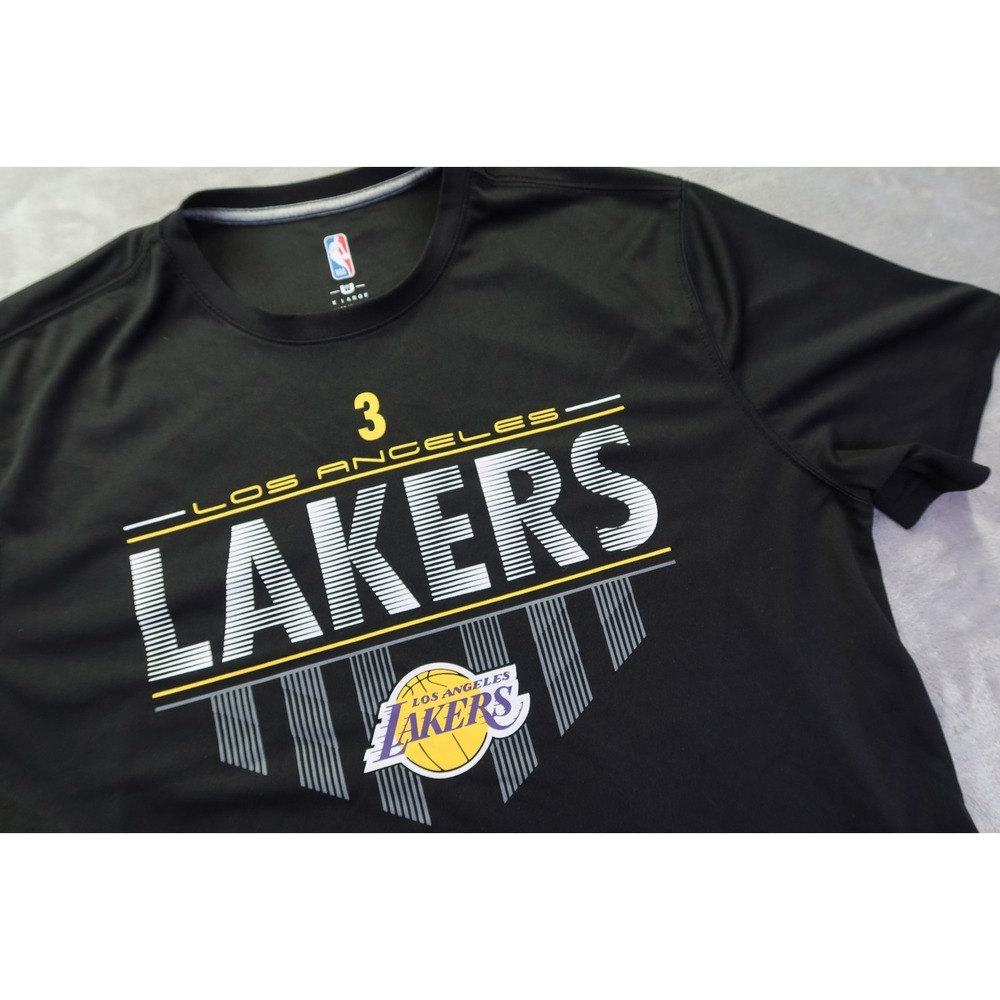 Los Angeles Lakers NBA Basketball Performance T‎ Shirt Size XL Black
